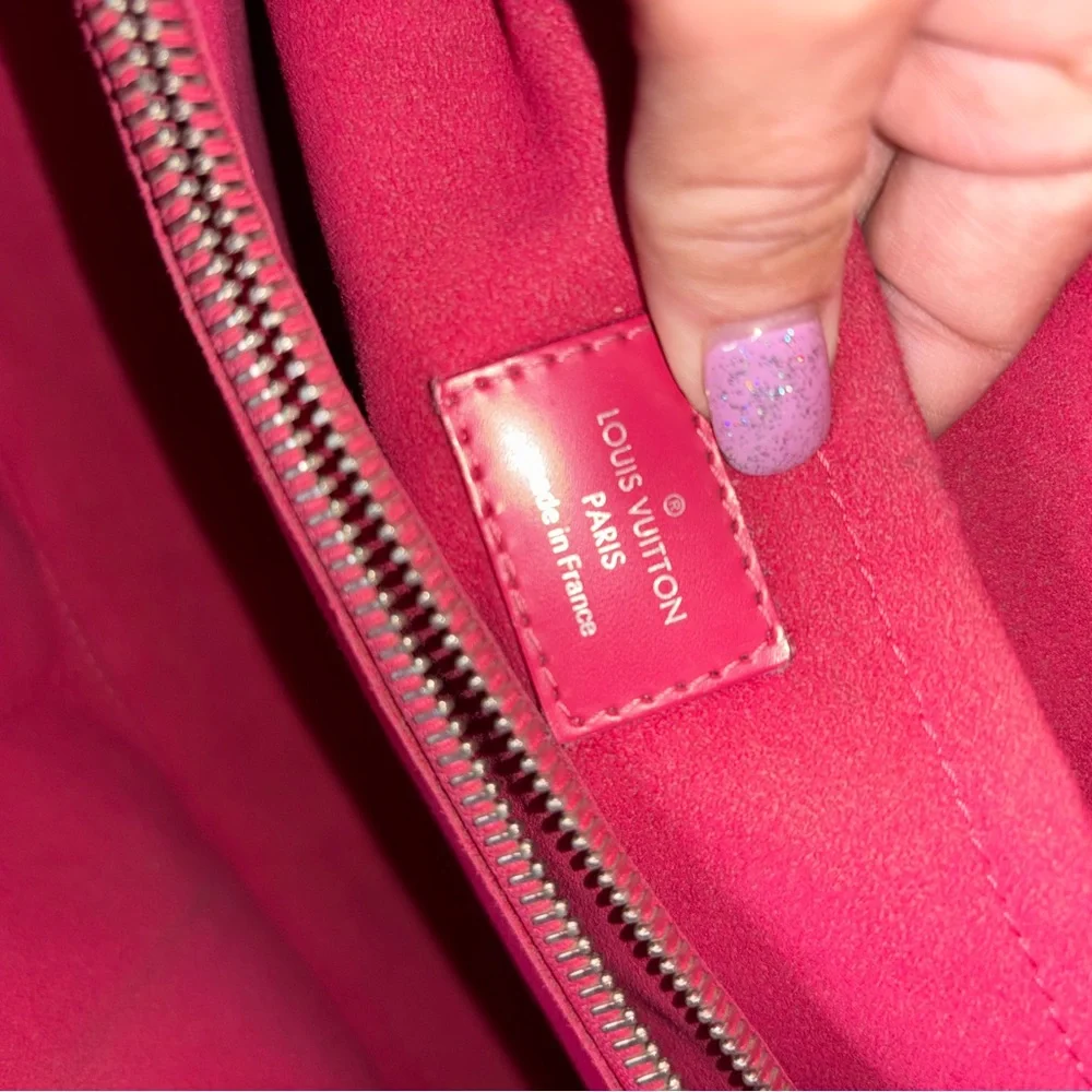 Louis Vuitton Pink Epi Marly 2 Way Bag